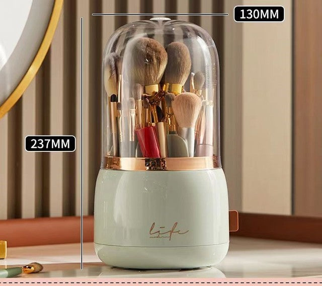 LUMA™ Rotating Makeup Brush Storage