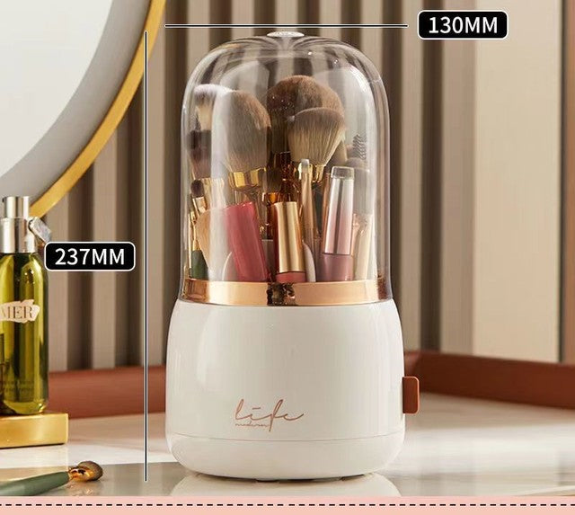 LUMA™ Rotating Makeup Brush Storage