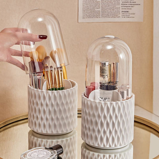 LUMA™ Rotating Makeup Brush Storage