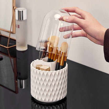 LUMA™ Rotating Makeup Brush Storage